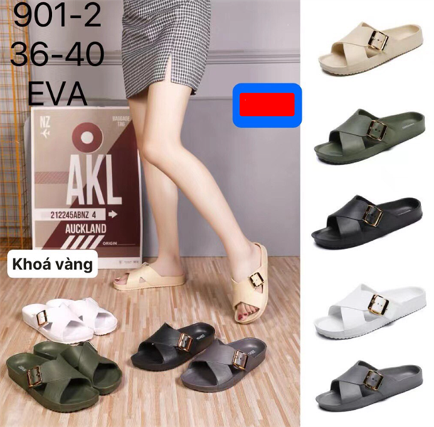  DÉP SIÊU NHẸ NỮ KB 901 CHÉO KHÓA 098 