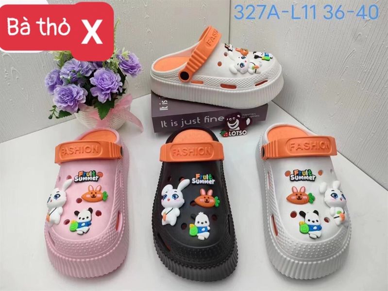  SỤC SIÊU NHẸ NỮ KB 327 NỮ THỎ CÀ RỐT FRUIT SUMMER 489 