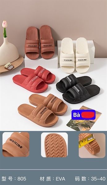  DÉP SIÊU NHẸ NỮ KB 805 NỮ CHỮ WAITING 489 