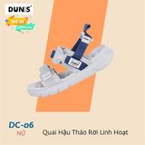  Sandal Dunis 2 quai khóa cài đế trơn - quai hậu tháo rời 