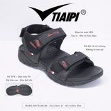  Sandal Tiaipi Nam Nữ 2 quai phối da đế kép TPE siêu bền 