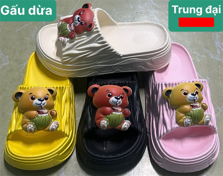  DÉP SIÊU NHẸ EM BÉ KB GẤU DỪA 001 