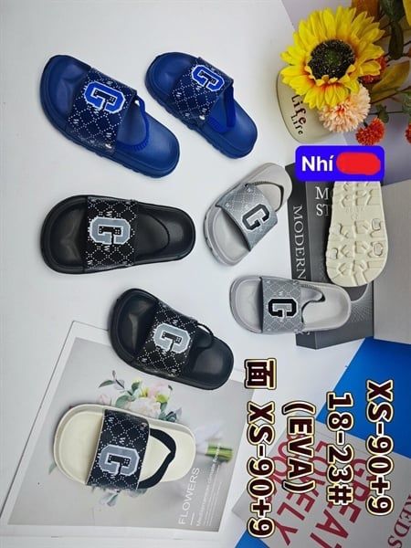  DÉP SIÊU NHẸ EM BÉ KB XS-90-9 NHÍ SỌC CHỮ G 489 