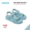 Sandal Nữ Facota 3 quai chéo đế trơn - quai khóa nối