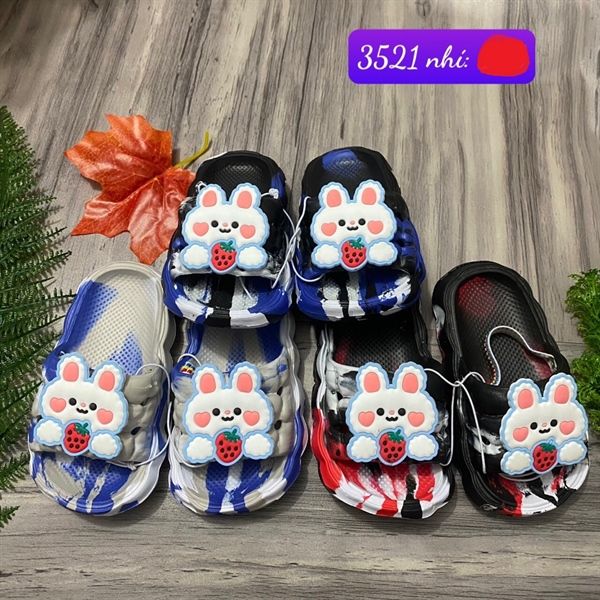  DÉP SIÊU NHẸ EM BÉ KB 3521 NHÍ THỎ TRẮNG DÂU 489 