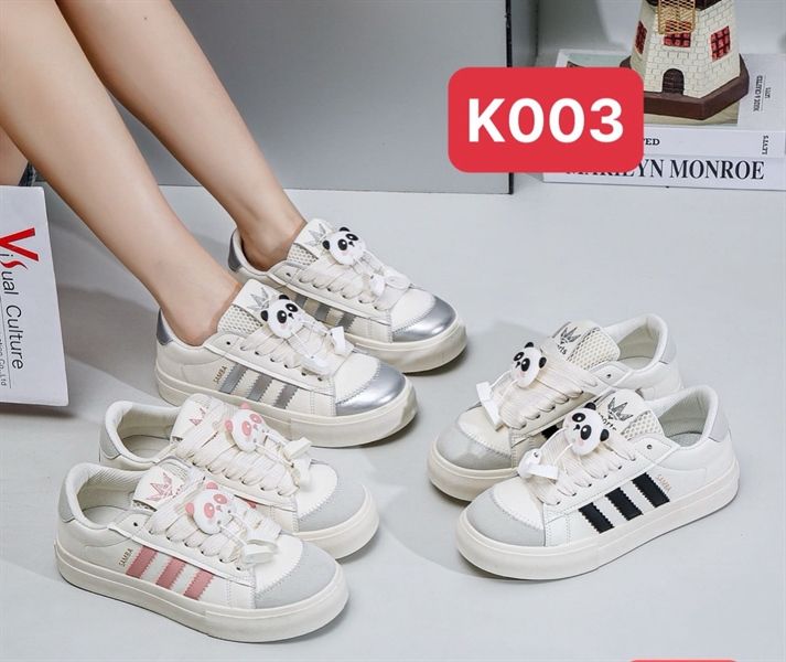 GIÀY TT KA K003 3 SỌC PANDA 408