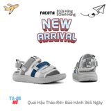  Sandal Nữ Facota 3 quai bế đế trơn - quai hậu tháo rời 