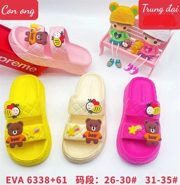  DÉP SIÊU NHẸ EM BÉ KB 6338 GẤU BEAR ONG NGÔI SAO 001 