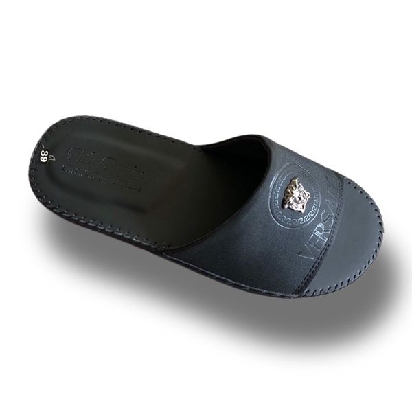  DÉP SI NAM ĐEN KHÓA VERSACE TD 009 