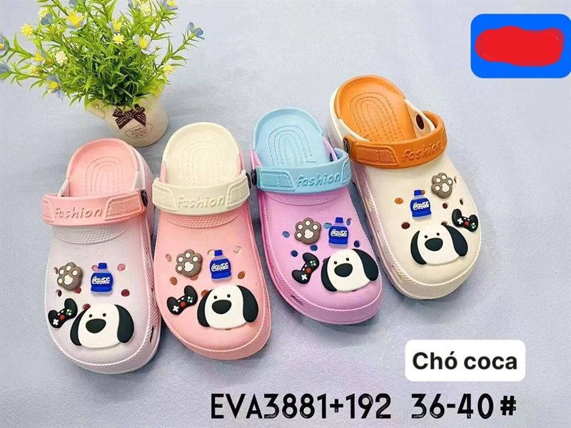  SỤC SIÊU NHẸ NỮ KB 3881 NỮ MẶT CHÓ COCACOLA 098 