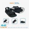 Sandal Facota 3 quai chéo đế trơn - quai hậu tháo rời