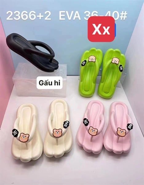  KẸP SIÊU NHẸ NỮ KB 2366 NỮ GẤU HI 098 