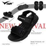  Sandal Nam Tiaipi 2 quai đế trơn - quai hậu tháo rời 