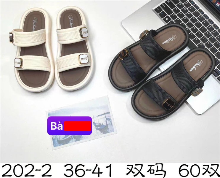 DÉP NHỰA NỮ KB 202-2 2Q MIU 489