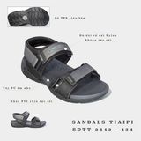  Sandal Tiaipi 2 quai phối da khóa đế kép 
