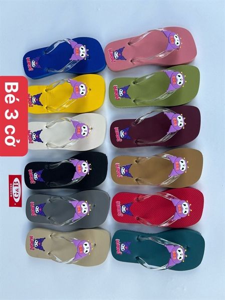  KẸP XỐP EM BÉ KB KUROMI VUÔNG ĐỦ MÀU 100 