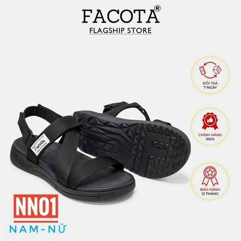  SANDAN DÙ NN01 NỮ ĐEN QUAI CHÉO Z 509.CƠ BẢN WEB 