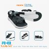 Sandal Nam Facota 3 quai chéo đế trơn - quai hậu tháo rời