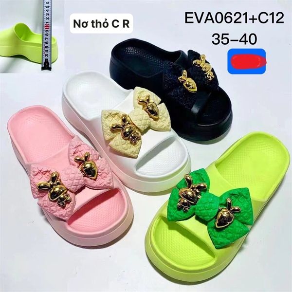  DÉP SIÊU NHẸ NỮ KB 0621 NỮ NƠ THỎ CARROT 098 