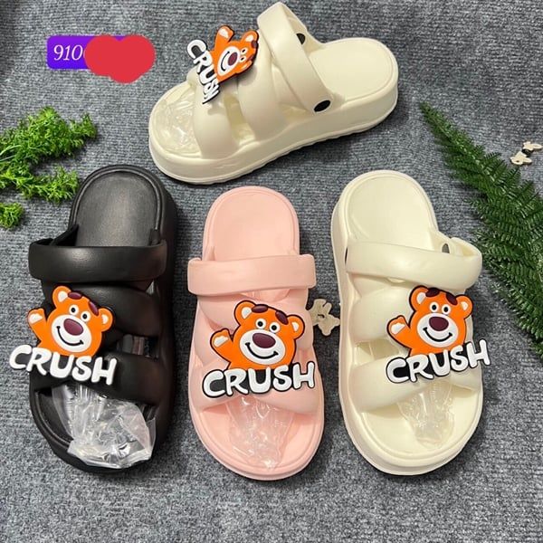  SANDAN SIÊU NHẸ NỮ KB 9100 NỮ GẤU CRUSH 489 