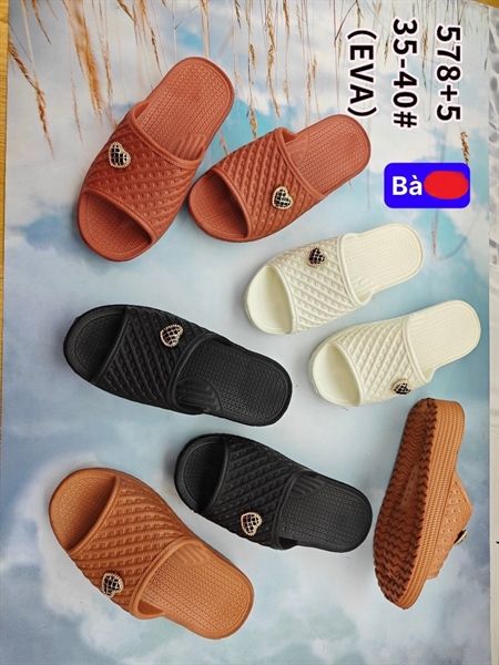  DÉP SIÊU NHẸ NỮ KB 578 NỮ ĐAN KHÓA TIM 489 