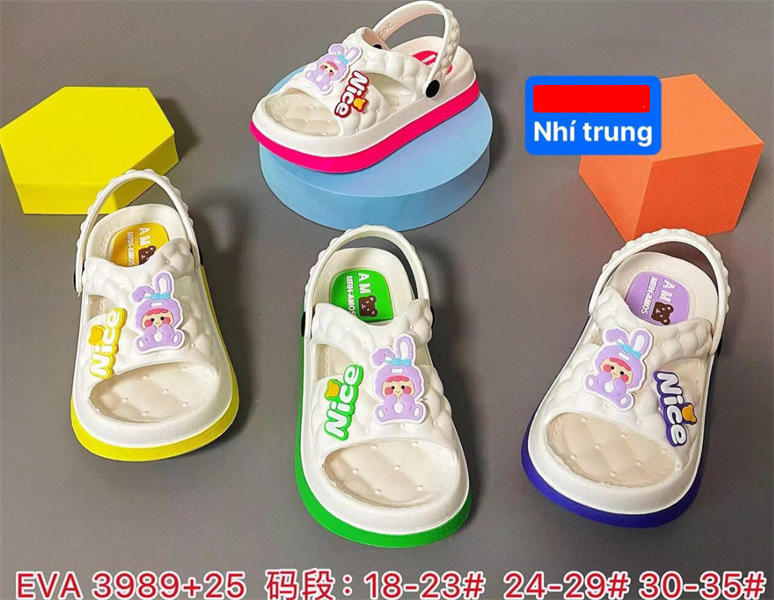  SANDAN SIÊU NHẸ EM BÉ 3989-25 THỎ NICE 489 