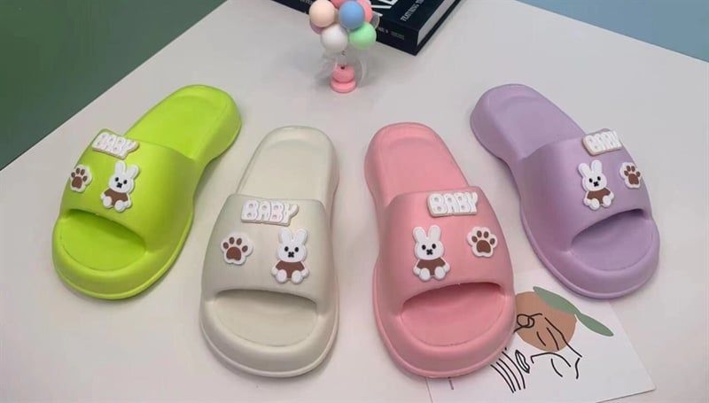  DÉP SIÊU NHẸ EM BÉ KB 3610 ĐẠI THỎ TRẮNG BABY 099 