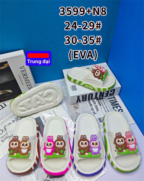  DÉP SIÊU NHẸ EM BÉ KB 3599-N8 LABUBU 489 