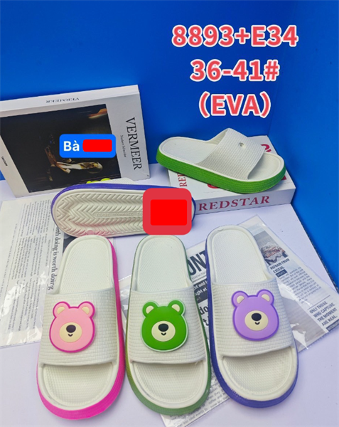  DÉP SIÊU NHẸ NỮ KB 8893-34 GẤU 489 