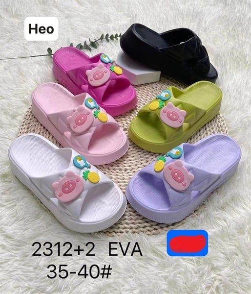  DÉP SIÊU NHẸ NỮ KB 2312 NỮ MẶT HEO THƠM 098 