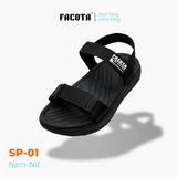  Sandal Nữ Facota 2 quai đế trơn 