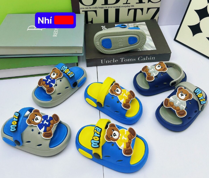  SANDAN SIÊU NHẸ EM BÉ KB A03-KD3 GẤU 489 