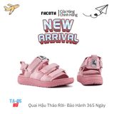  Sandal Nữ Facota 3 quai bế đế trơn - quai hậu tháo rời 