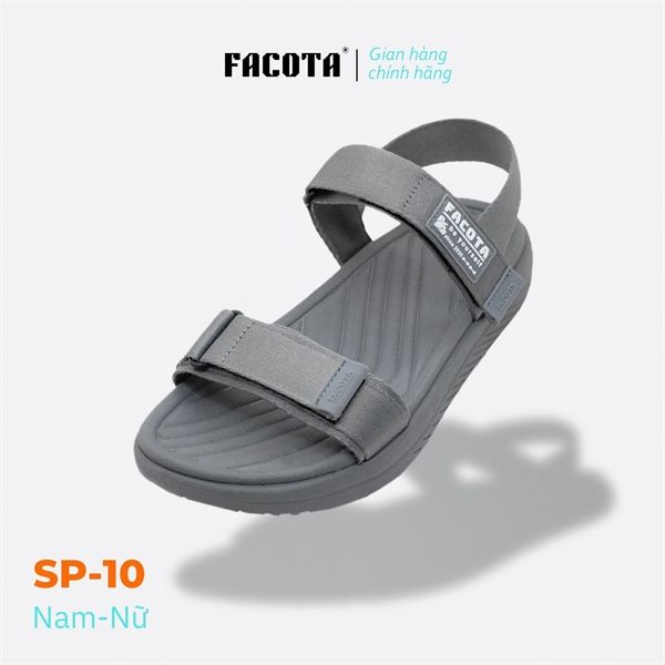  Sandal Nữ Facota 2 quai đế trơn 
