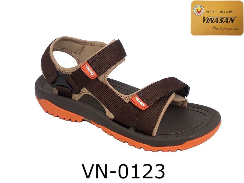  Sandal Vinasan 2 quai bế đế kép - quai dù chéo 