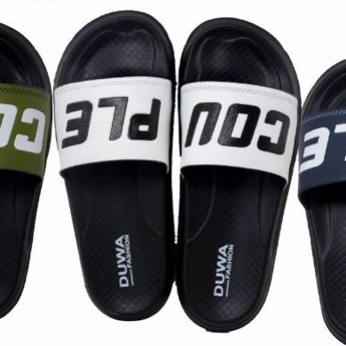  DÉP NHẸ DH206-4 NỮ ĐEN QUAI TRẮNG COUPLE 213 