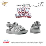  Sandal Nữ Facota 3 quai bế đế trơn - quai hậu tháo rời 