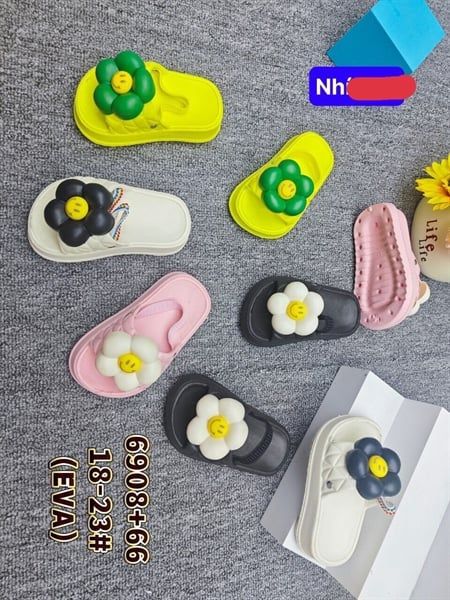  DÉP SIÊU NHẸ EM BÉ KB 6908-66 NHÍ THUN BÔNG MẶT CƯỜI 489 