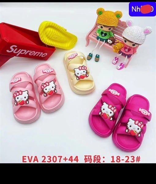  SANDAN SIÊU NHẸ EM BÉ KB 2307-44 NHÍ KITTY KẸO 356 