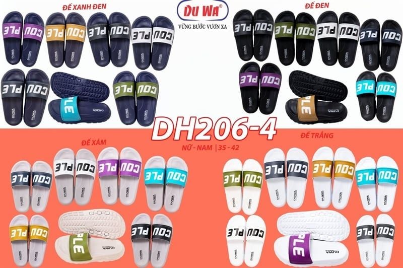  DÉP NHẸ DH206-4 NỮ ĐỦ MÀU COUPLE 213 HÀNG ĐẶT 