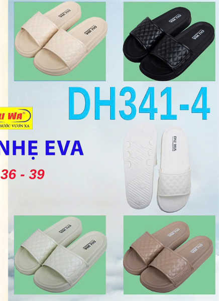  DÉP SIÊU NHẸ NỮ KB DH341-4 TRƠN KẺ HÌNH THOI 213 