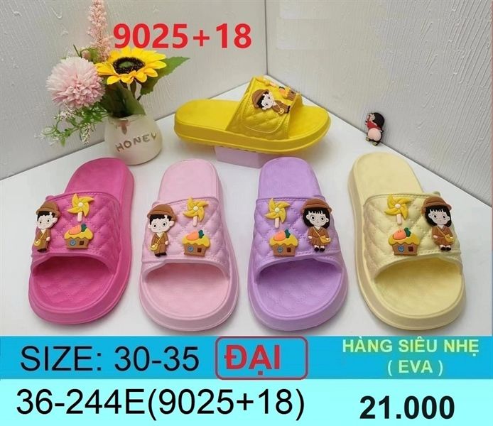 DÉP SIÊU NHẸ EM BÉ KB 9025-18 TRAI GÁI CHONG CHÓNG 317