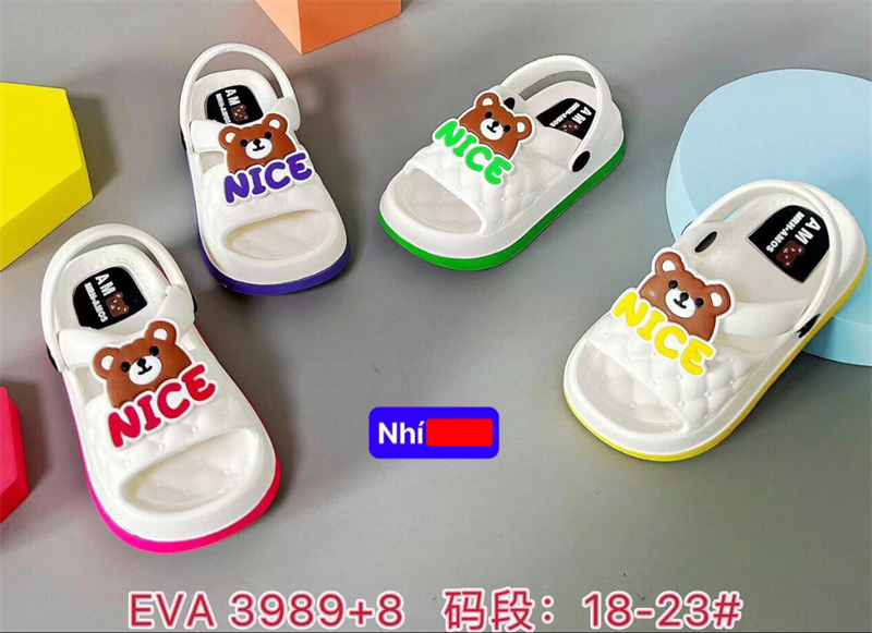  SANDAN SIÊU NHẸ EM BÉ KB 3989-3 GẤU NICE 489 