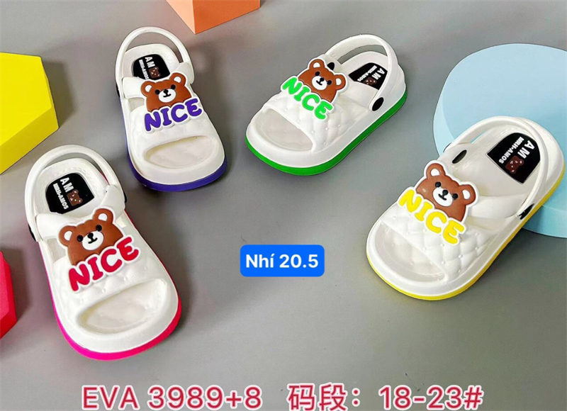  SANDAN SIÊU NHẸ EM BÉ KB 3989-8 GẤU NICE 489 