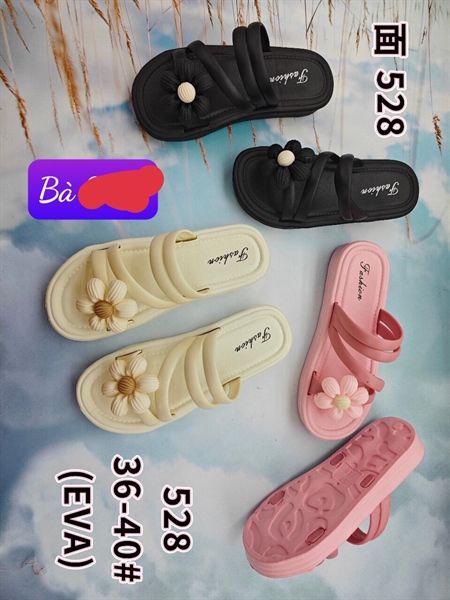  DÉP SIÊU NHẸ NỮ KB 528 NỮ 4 DÂY BÔNG FASHION 489 