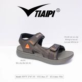  Sandal Nam Nữ Tiaipi 2 quai bế đế trơn 
