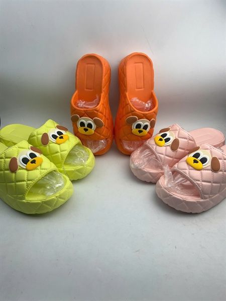DÉP SIÊU NHẸ NỮ KB 6921 DÁN MẶT CHÓ 489