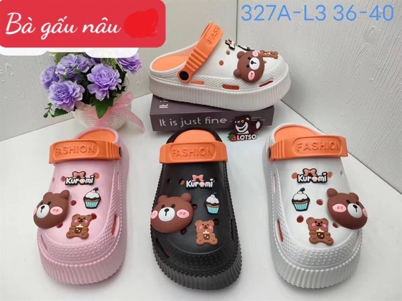  SỤC SIÊU NHẸ NỮ KB 327A NỮ MẶT GẤU KEM KURMI 001 