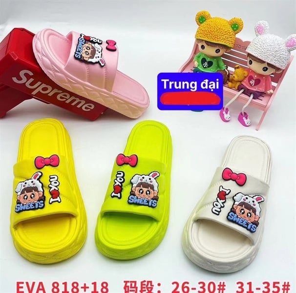  DÉP SIÊU NHẸ EM BÉ KB 818 BÉ GÁI SWEETS 489 