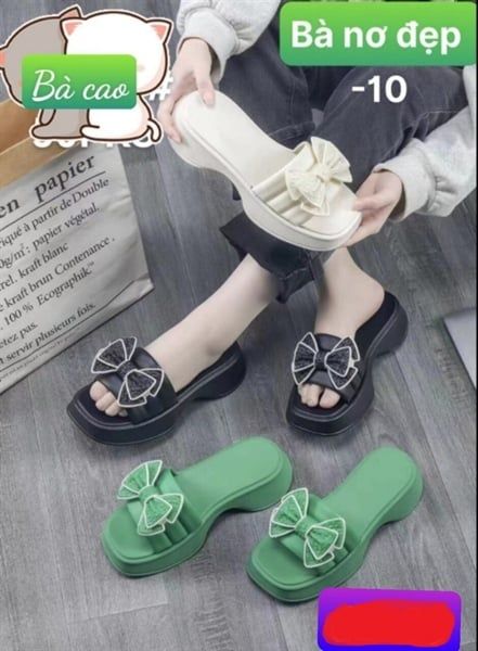  DÉP SIÊU NHẸ NỮ KB 8868 NỮ SỌC NƠ 089 